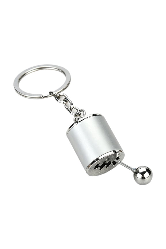 Car Shifter Gear Keychain, 6 Speed Metal Vehicle Stick Knob Keyring, Auto Key Chain Accessories, 2026 New