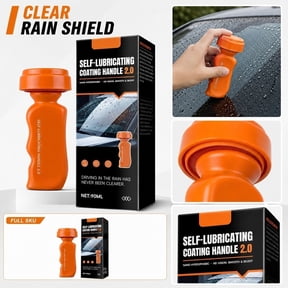 Car Shine Exterior, Quick Acting Car Coating, Rain X Water, Car Detail, 90Ml Self-Lubricating Handle Windshield Coating, Hydrophobic Anti-Grime Extended Rain Proof Performance,