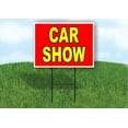 thumbnail image 1 of Car Show Red Yellow Yard Sign Road Sign With Stand, 1 of 1