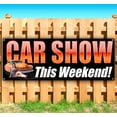 thumbnail image 1 of Car Show This Weekend 13 oz Vinyl Banner With Metal Grommets, 1 of 4