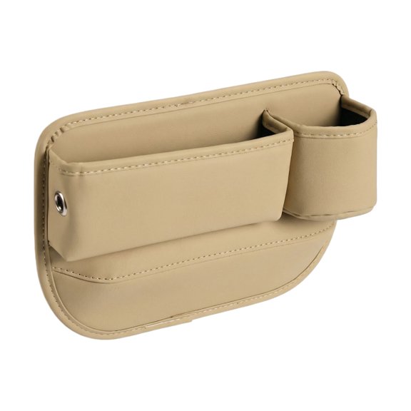 Car Side Console Storage Organizer Leather Multi - Function Gap Pocket Holder For Vehicle Interior, Fits Between Seat & Console, Ideal For Phone, Wallet, Keys, Sunglasses, And