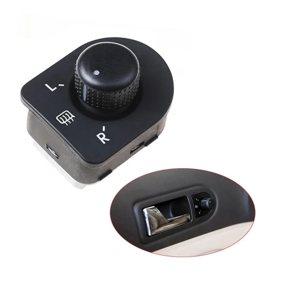 Car Side Mirror Knob Switch Rearview Adjustment Button Heating Control For VW Beetle Passat B5 For Bora Golf 4 Jetta MK4 1J1959565F