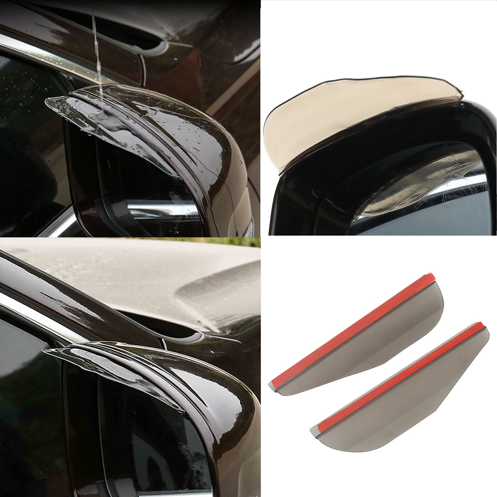 Car Side Mirror Rain Guard Rear View Mirror Rain Visor Smoke Guard