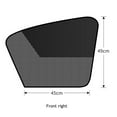 thumbnail image 1 of Car Side Window Sun Shade Cover Visor Mesh Shield UV Block Visor Cover, 1 of 12