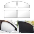 thumbnail image 1 of Car Side Window Sun Shades,Magnetic Car Window Shade for UV Block Protection,Auto Window Shade Screens Blocker,Car Side Window Sun Shade,Truck,Car Privacy Shades,4 Pcs,Black+Silver, 1 of 7