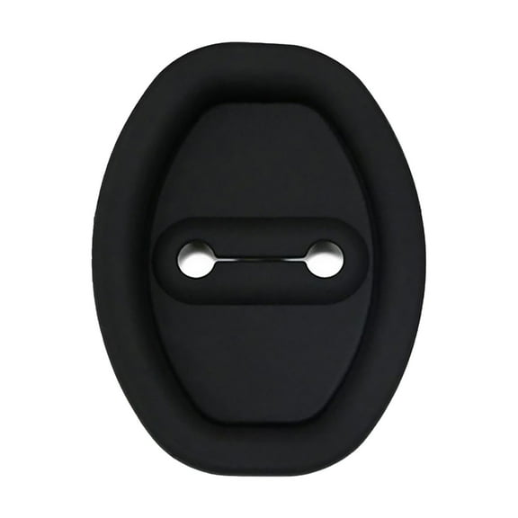 Car Silicone Door Protective Cover Universal Silicone Covers Vehicle Doors Locks Guard Stopper Set Auto Accessories 1pc,1,black
