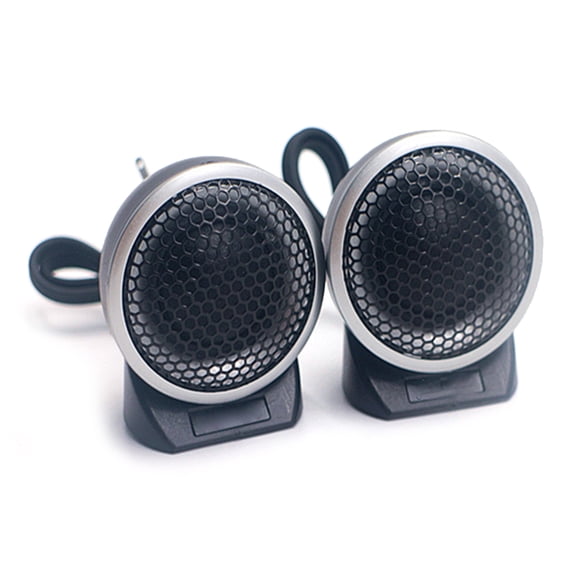 Car Silk Dome Tweeter Speakers Interferences for Music Enthusiasts Professional Rich Sound Layers 2pcs