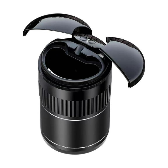 Car Smart Ashtray Automatic Opening Closing Infrared Mirror Light-Sensitive Sensor With Cover I7H6 Rechargeable Smokeless USB As