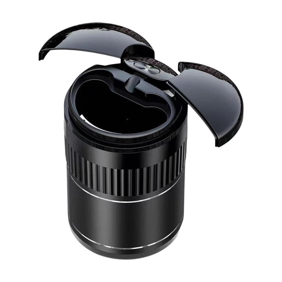 Car Smart Ashtray Automatic Opening InfraredSensor Light-Sensitiv Smokeless G1U0