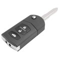 thumbnail image 1 of Car Smart Remote Key 3 Buttons 80-Bit 63 Chip Car Key Fob Fit for 2 3 5 6 RX8 MX5 433Mhz, 1 of 10