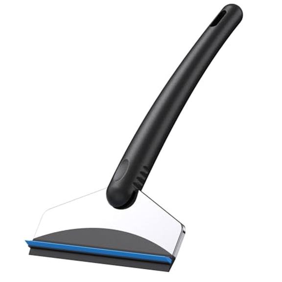 Car Snow and Ice Removal Shovel with Soft Edge,Winter Windshield Snow Scraper and Brush That Won't Scratch Glass,for Safe Defrosting and De-icing,Essential Winter Car Care and Emergency Tool A
