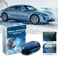 thumbnail image 1 of Car Snow Remover, Ice Scraper for Car, Portable Solar Panel, 4X2 in, Compact Storage, Winter Commuting, Matte Blue, 2 Pc, 1 of 8
