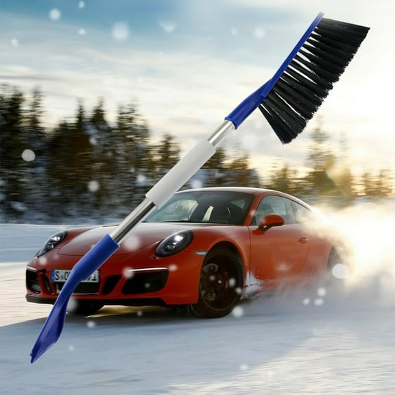Car Snow Shovel Car with 2-in-1 Snow Brush Deicing Snow Brush Scraping Glass Winter Defrost Snow Clearing Tool on Clearance