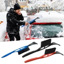 Car Snow Shovel for Driveway, Retractable Snow Shovel for Car, Scratch-Proof Blade for Windshield/Glass/Paint, Winter Emergency Snow Removal Tool for Car, Driveway, Detachable Aluminum Alloy