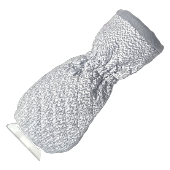 Car Snow Shovel with Glove, 2-in-1 Ice Scraper Mitt Set for Windshield, Winter Snow Removal Tool with Warm Fleece Lining and Non-Slip Foam Grip for Auto Window