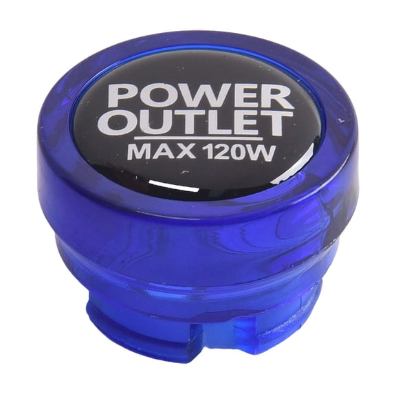 Car Socket Plug Cover Power Outlet Button Cap Auto Cigarettes Lighters Plug Dustproof Lid Covers ABS 2.6*2*1.8cm Vehicle Parts