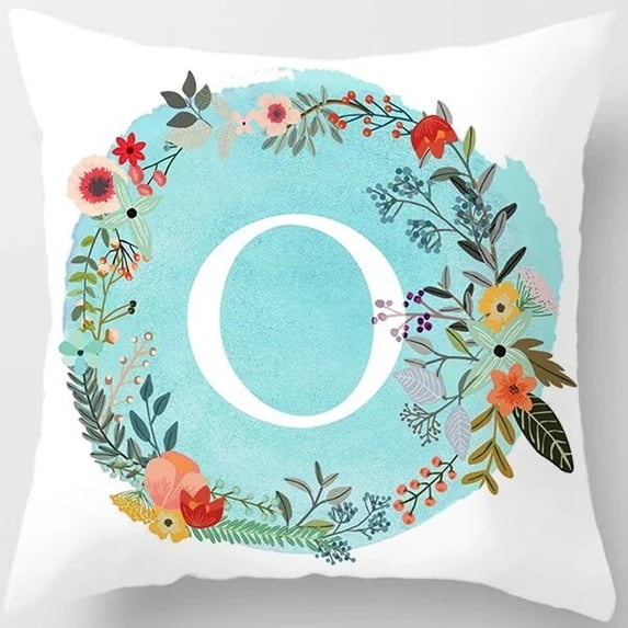 Car Sofa Cushion Cover AliExpress Explosive Household Products 26 English Letter Peach Skin Pillowcase