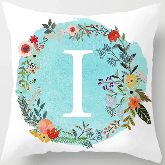 Car Sofa Cushion Cover AliExpress Explosive Household Products 26 English Letter Peach Skin Pillowcase