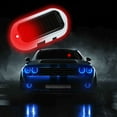 thumbnail image 1 of Car Solar Dummy Alarm Light | Solar Powered, USB Rechargeable Anti-Theft Security | LED Strobe, Red/Blue | Auto Sensor, Easy Install, ABS | Universal Fit, 1.97"x0.98", 1 of 4