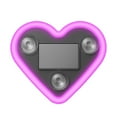 thumbnail image 1 of Car Solar Heart LED Light, Decorative Solar-Powered Light for Dashboard, Window & Auto Decor, 1 of 4