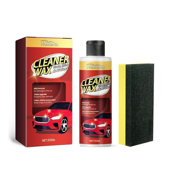 Car Solid Scratch Repair Wax for Paint Protection, 100ml Car Scratch Remover Wax for Stains & Swirls, Auto Paint Sealant Paste