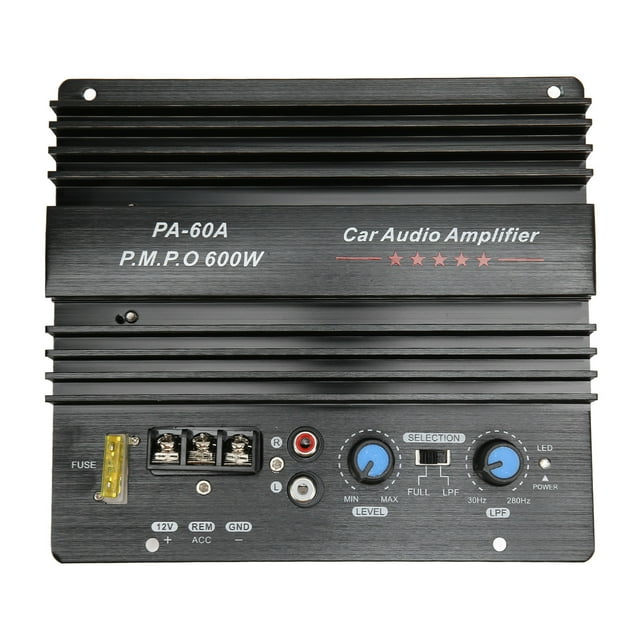 Car Sound Power Amplifier Board 12V 600W High Power Bass Subwoofer Amp