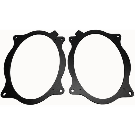 Car Speaker Adapters High Efficient Car Speakers, PVC Plastic Black, 6" x 9"