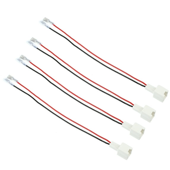 Car Speaker Connector Wire Harness Adapter Connector for Nissan Murano for Infiniti G37 4 Pcs