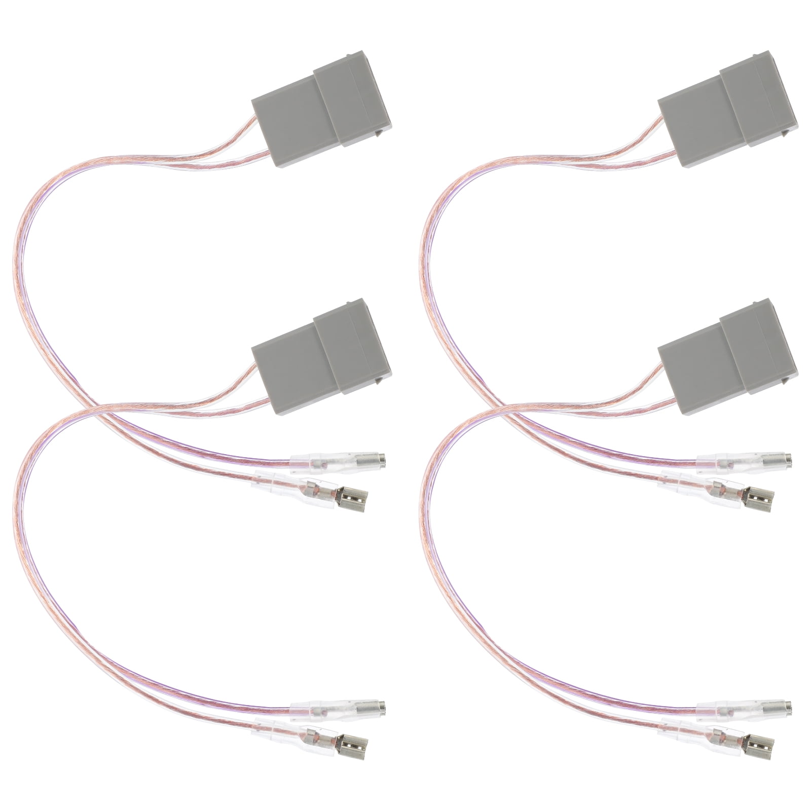 Car Speaker Wire Bass Plug Speakers Adapter Audio Accessories Connector Harnesses for 4 Pcs Walmart