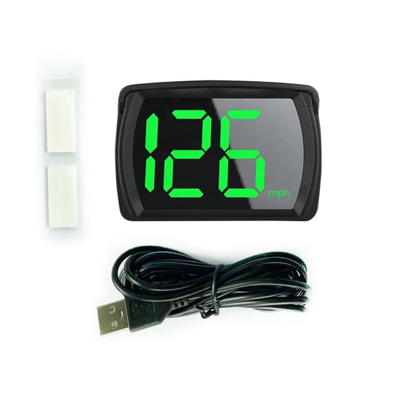 Car Speedometer HUD Head Up Display KMH Digital Speed Meter Gauges USB Connection for Car SUV Motorbike Scooters