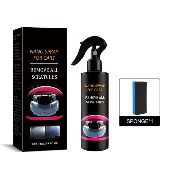 Car Spray, Ceramic Shine Coating, Auto Nano Ceramic Coating Polishing Spraying, Fast Repairing Scratch 120ml B