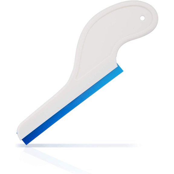 Car Squeegee with Soft Silicone Water Blade Auto Vinyl Squeegee with Handle Car Vehicle Window Washing Cleaning-Pack of 1