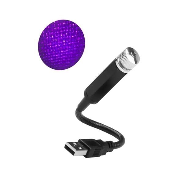 Car Star Light Car USB Plug Decoration Lamp Auto Roof Star Lights Interior LED Starry Home Ceiling Decoration