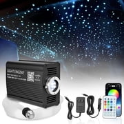 Car Starlight Headliner Kit, 500pcs 16W LED Star Ceiling Fiber Optic Light Kit, APP/Remote Control Star Effect, for Truck SUV Home Ceiling Party Theater