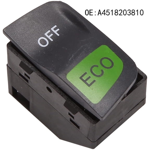 Car Start Stop ECO Off Switch For Smart 451 For Fortwo 20082014 A4518204410 Easy Installation Long Service Life