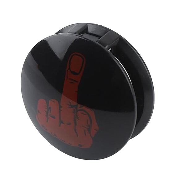 Car Starter Button Cover Red Middle Finger Pattern Decorative Cover Engine Switch Starter Protection Cover Car Accessories