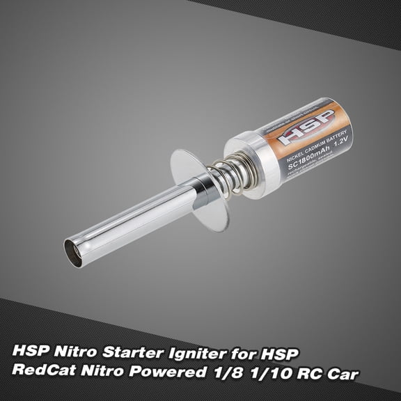 Car Starter Glow HSP Nitro Starter Kit Glow Plug Igniter for HSP Nitro Powered 1/8 1/10 RC Car