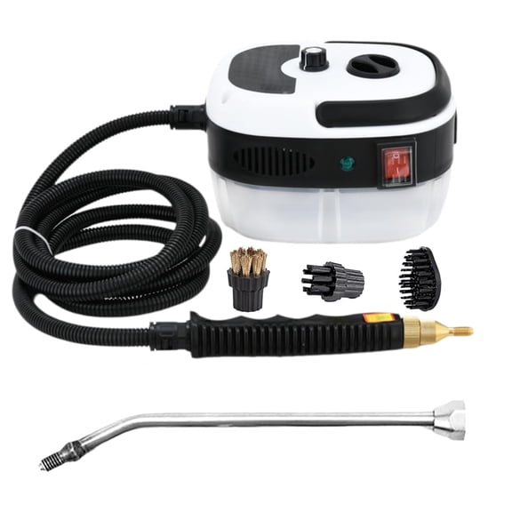 Car Steam Cleaner,2500W Pressurized Steam Cleaner with 3 Brush Heads, Quickly Generate High-Temperature Pressurized Steam, for Home Car Kitchen