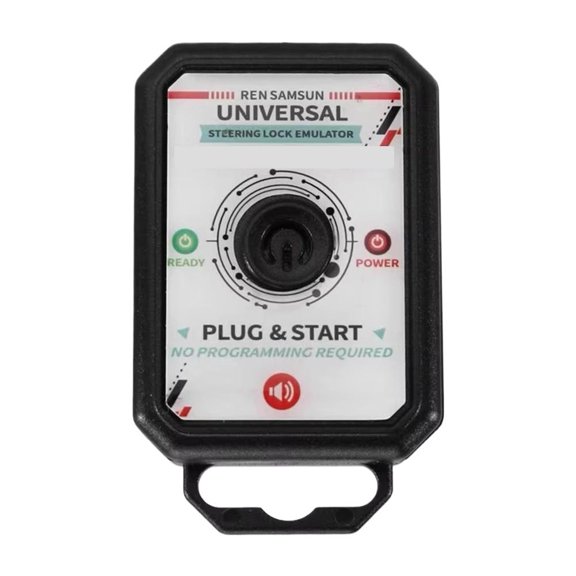 Car Steering Column Lock Emulator R4Car ESL ELV plugandstart with lock sound plastic direct replacement, fits Megane Clio Fluence Scenic Latitude Captur Safrane no coding needed.
