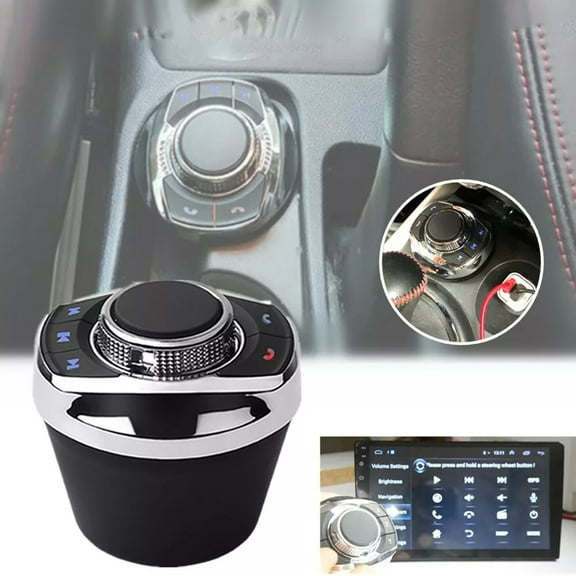 Car Steering Control 8-Key Control Button Controller Practical Usage Reliable Components Universally Compatible For Car