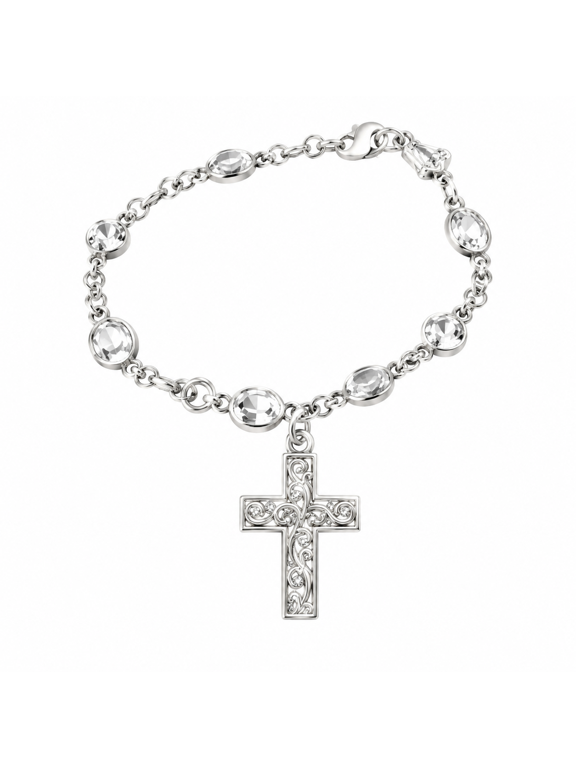 Car Steering Wheel Bracelet Charm - Cross, Star, Bow, Sunflower Pendant Decor