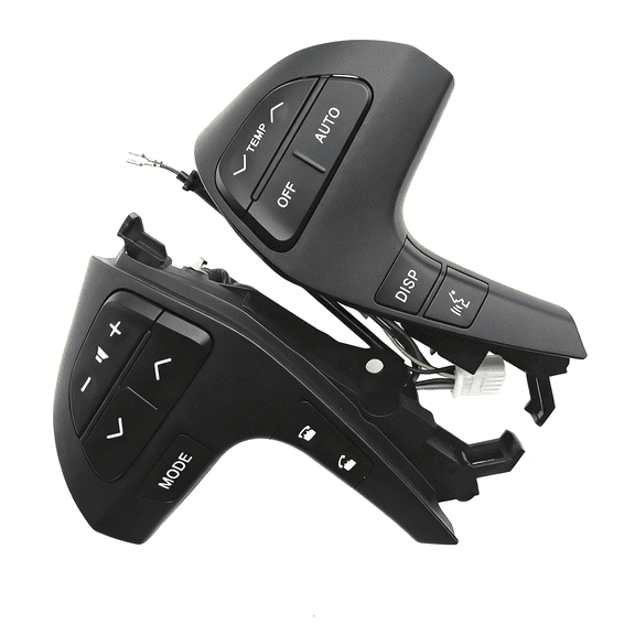 Car Steering Wheel Control Switch Buttons, Fit For Toyota Highlander General,cruise Control Kit Replace 84250-0E120-black-one piece