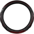 thumbnail image 1 of Car Steering Wheel Cover, 15 Inch Anti-Slip Steering Wheel Cover Protector with 3D Honeycomb Design, Universal Steering Wheel Covers for Truck SUV, Car Accessories (Red, Round Shape), 1 of 11