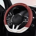 thumbnail image 1 of Car Steering Wheel Cover, Anti-Slip Cover, Thin Sports Design, Wear-Proof, Lightweight, Four-Season Use, Universal Fit 36-40cm, Steering Wheel Protector, 1 of 6