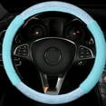 thumbnail image 1 of Car Steering Wheel Cover, Elastic Full Diamond Non-Slip Universal Handlebar Cover, Soft Polyester Material, Easy Installation for Comfortable Grip, 1 of 6