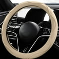 thumbnail image 1 of Car Steering Wheel Cover, Non-Slip Car Wheel Cover Protector Breathable Microfiber Universal Fit for Most Cars, 1 of 6