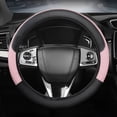 thumbnail image 1 of Car Steering Wheel Cover, Steering Wheel Protector, Universal Microfiber Leather Breathable Auto Steering Wheel Covers, Steering Wheel Cover for Women Men, 1 of 6