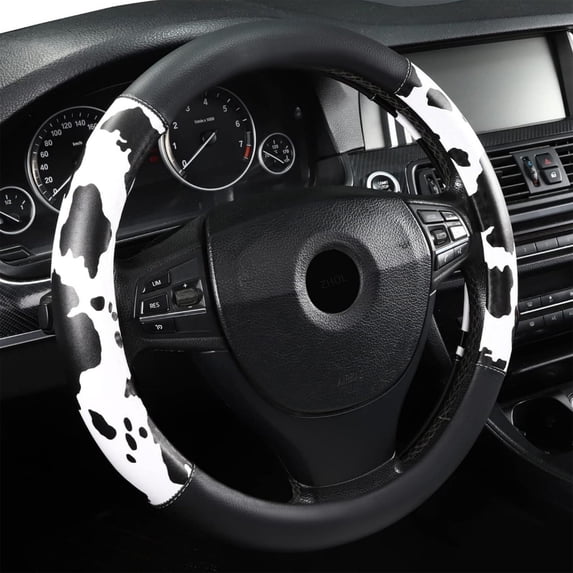 Car Steering Wheel Cover Stretch Steering Wheel Cover General Steering Wheel Cover, Car Steering Wheel Cover for Women Men, Anti-Slip