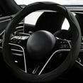 thumbnail image 1 of Car Steering Wheel Cover, Thin Anti-Slip Fiber Handle, Sports Style Grip, All Season Comfortable Interior Accessory, Universal Fit for Cars and Trucks, 1 of 6