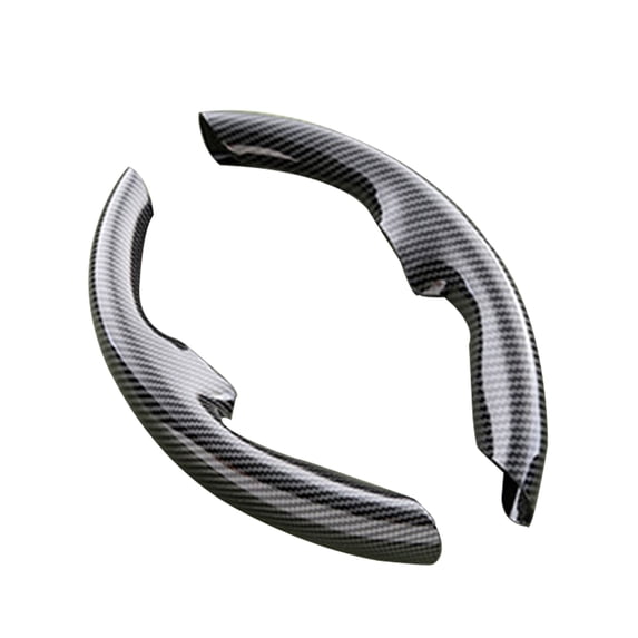 Car Steering Wheel Cover Wheel Cover Protector Anti-Slip Full Surround Universal Car Accessory For Honda Model Vezel Civic XR-V Breeze CRV Envix Crider Civic Accord Espire Elysion-black(Glossy)-38cm